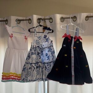 Charming Multicolor Girls Dress Bundle